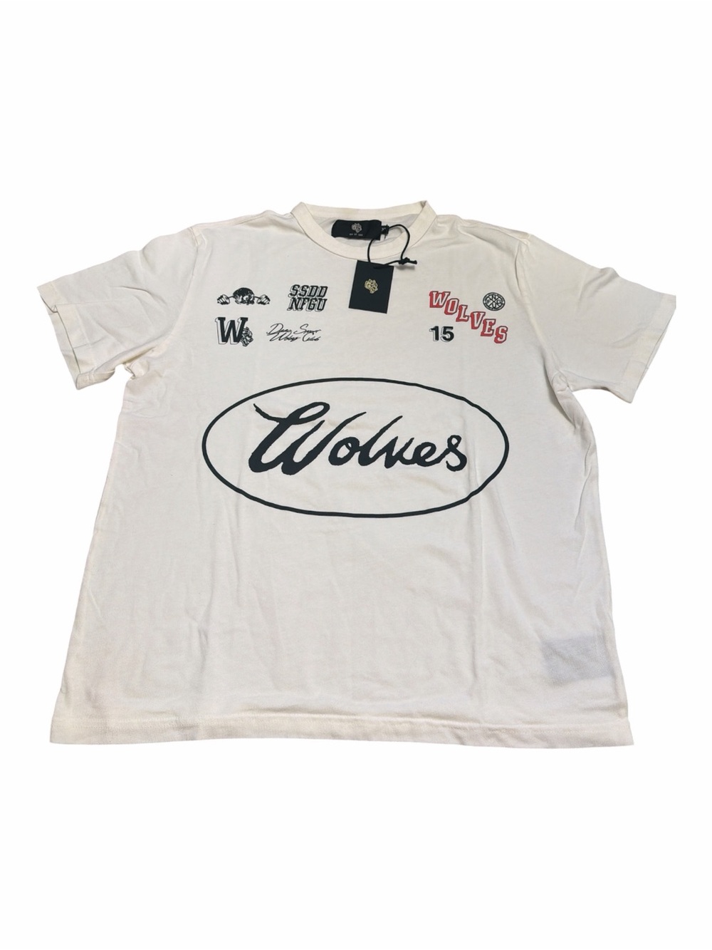 Graphic Heritage Tee Cream Wolves Live Fast V2 Darc Sport NWT XL